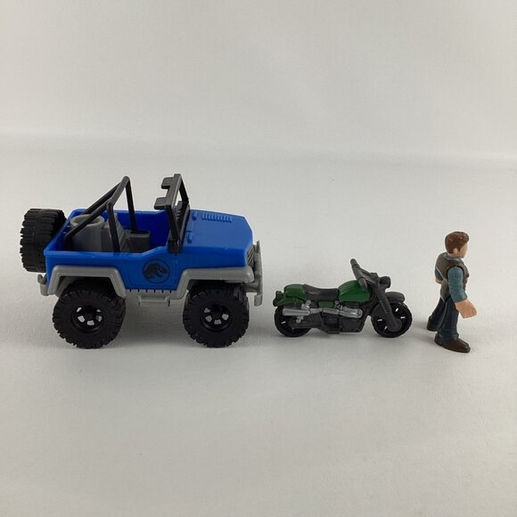 Fisher Price Imaginext Jurassic World Vehicle Owen Grady Figure Motorcycle 2018 - Picture 5 of 8